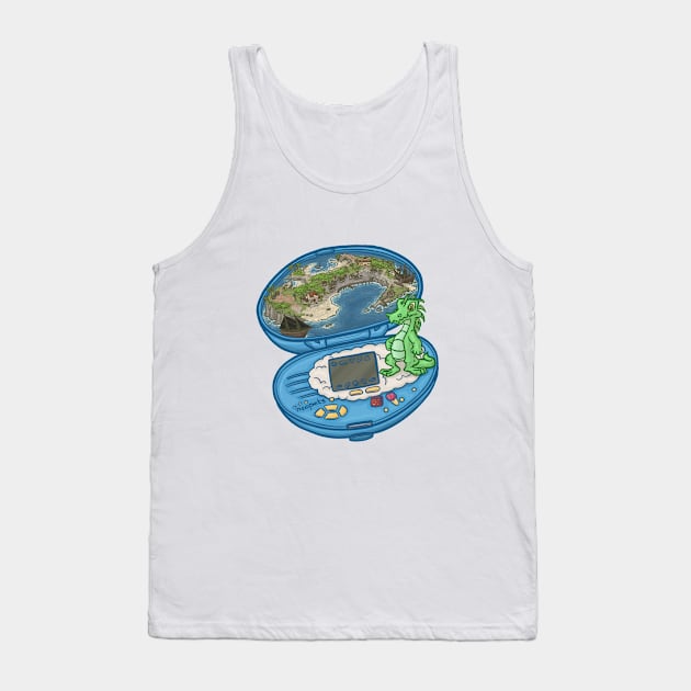 Krawk Island Krawk Pocket Neopet Tank Top by Jewelia